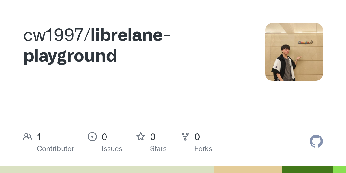 librelane-playground GitHub 仓库截图
